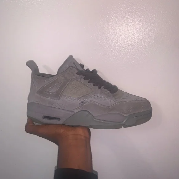 jordan 4 kaws slightly worn Jordan 4 x KAWS size - 11 Rare pair of Jordan 4... | Depop main image 3